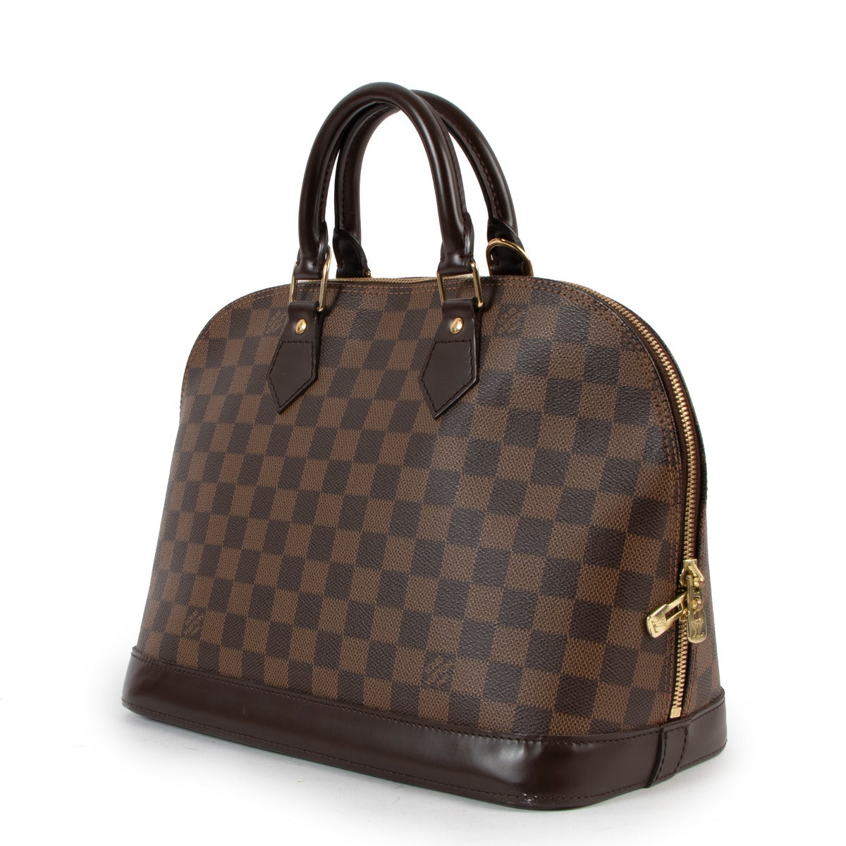 Louis Vuitton Alma PM Damier Ebene Top Handle Bag