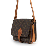 shop authentic vintage Louis Vuitton Cartouchiere MM Monogram Shoulder Bag at Labellov for the best price
