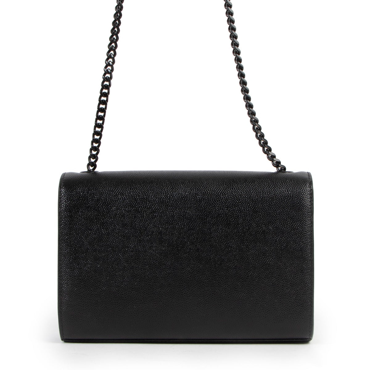 Saint Laurent Kate Grain De Poudre Leather Small Chain Bag