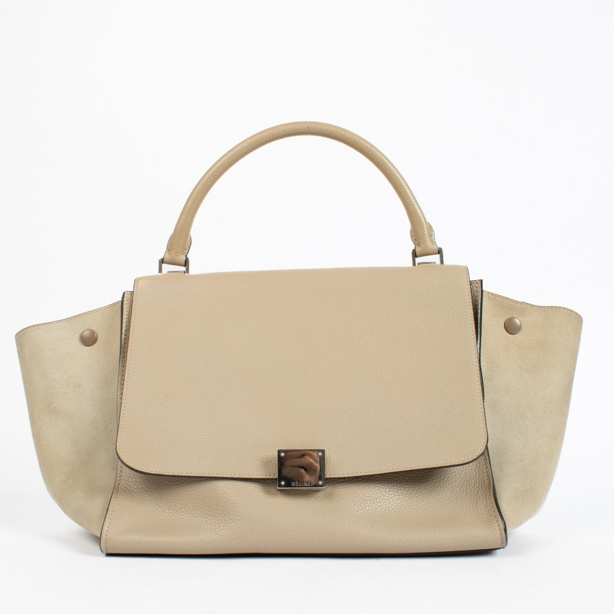 Authentic preloved Celine Beige Medium Trapeze Bag on Labellov.com