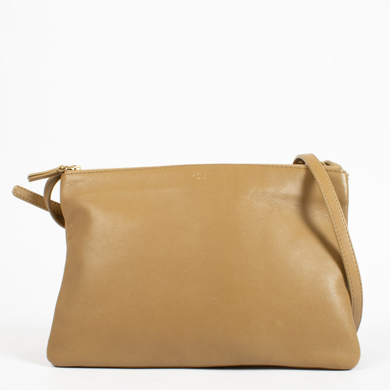 Authentic pre-loved Celine Camel Trio Bag on Labellov.com