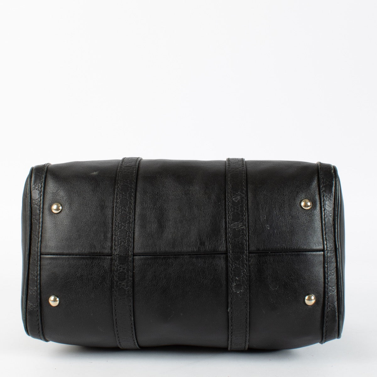 Authentic preloved Gucci Black Boston Bag on Labellov.com