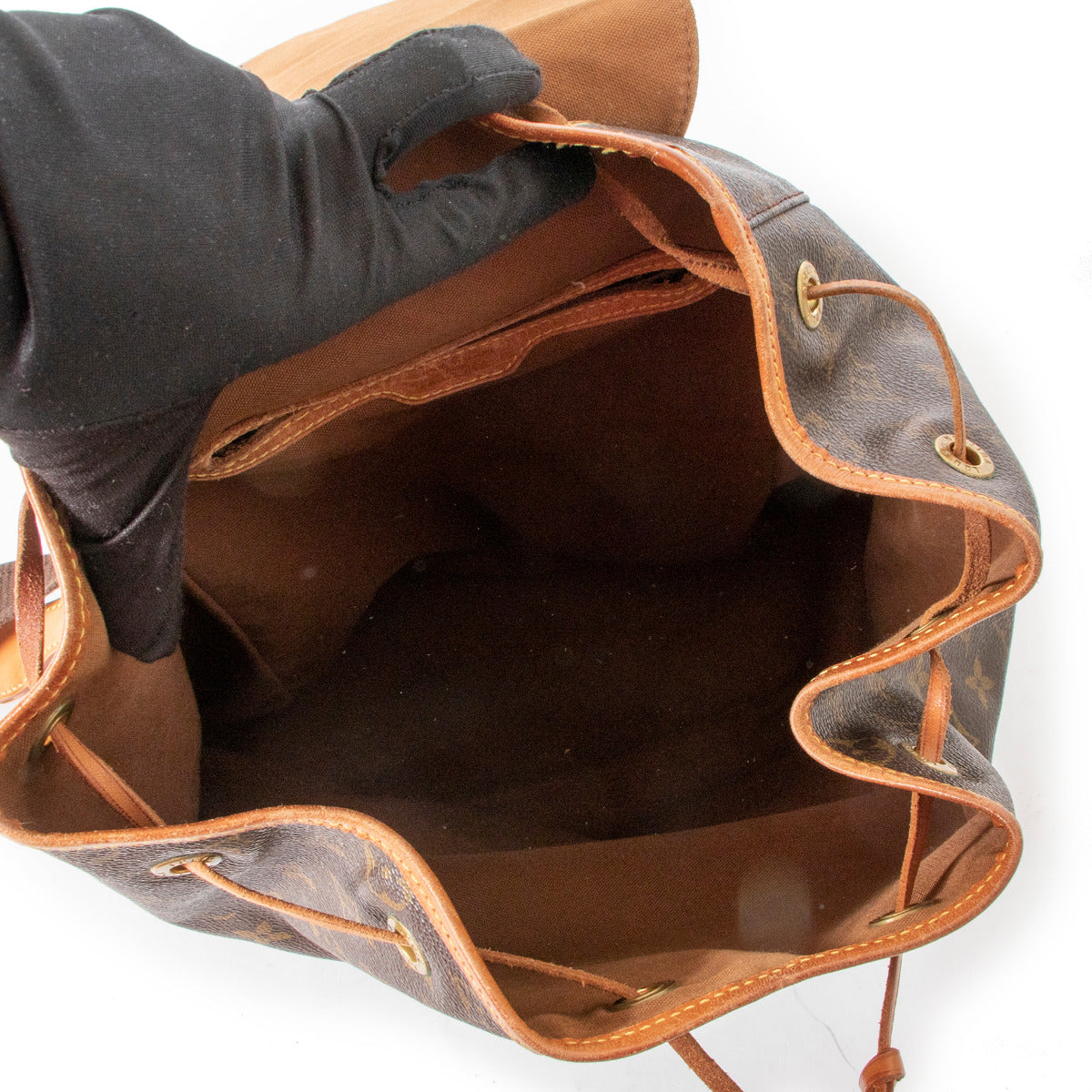 Sac à dos Montsouris en toile Monogram Louis Vuitton