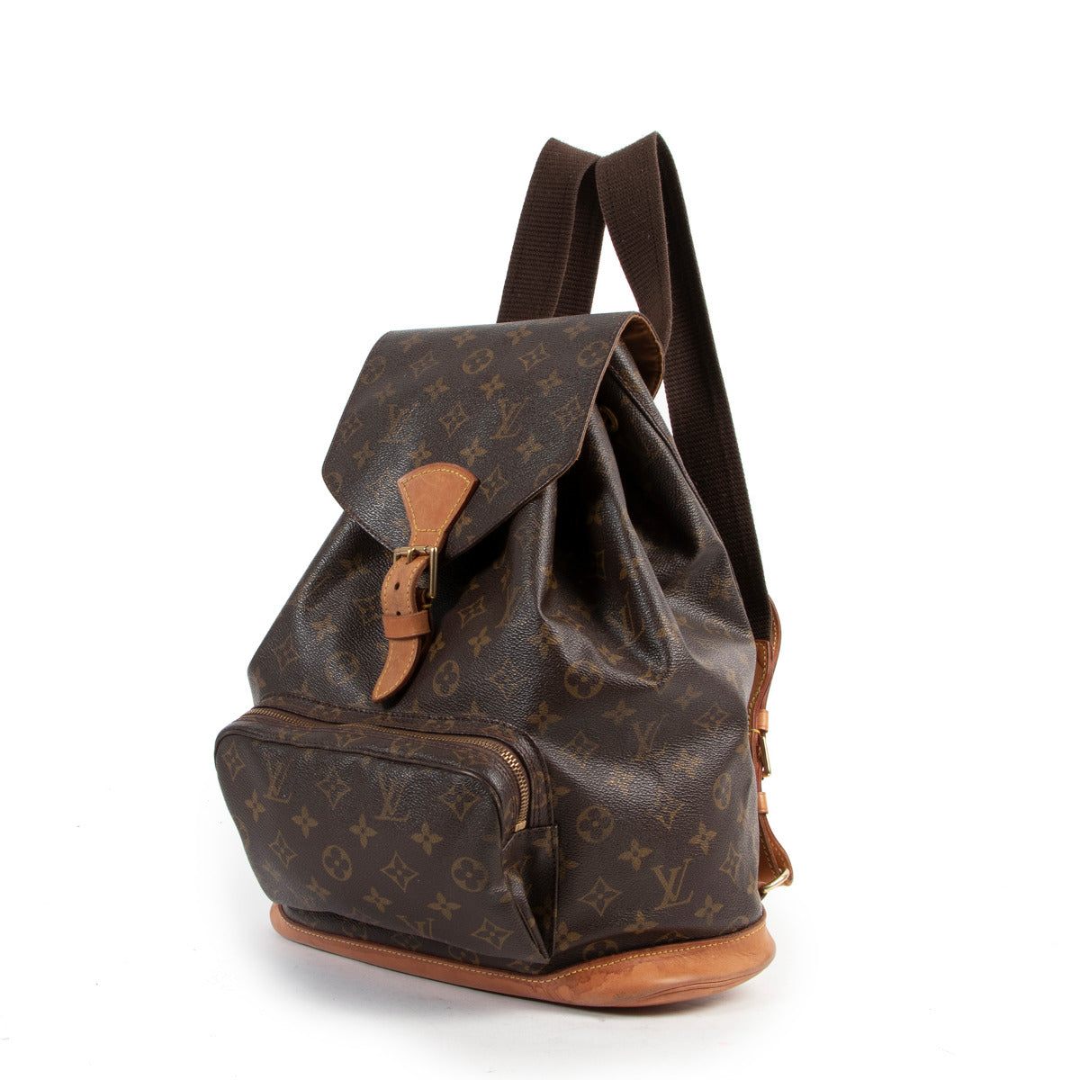 Sac à dos Montsouris en toile Monogram Louis Vuitton