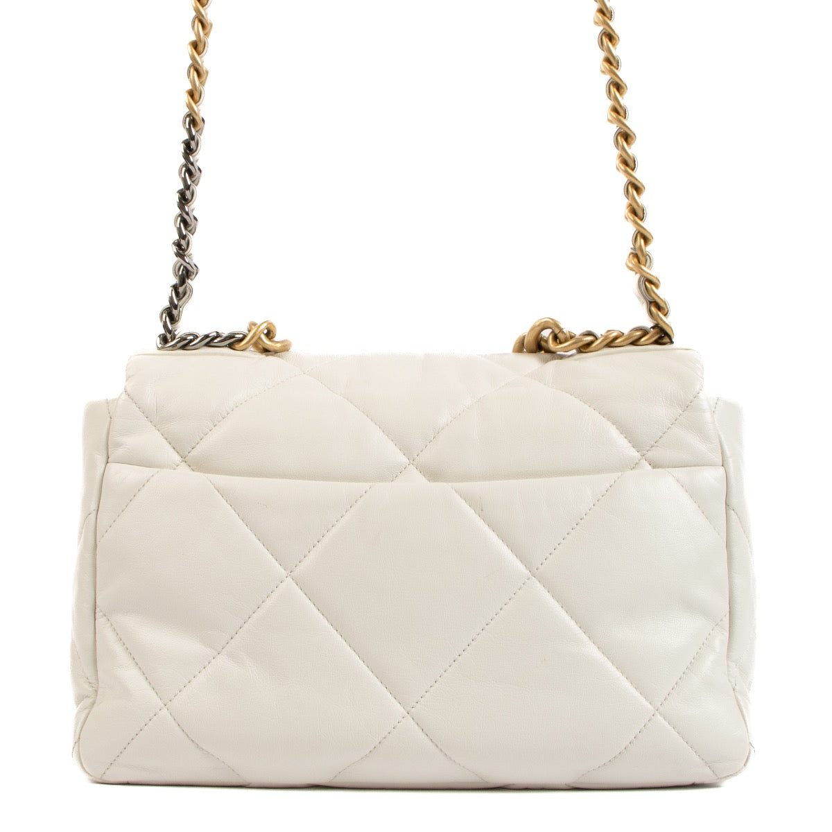 Chanel White 19 Large Crossbody Bag for the best price. Buy and sell your designer bags and accessories for the best price.