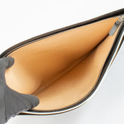 Shop 100% authentic second hand Delvaux Black/Ivory Trompe L'oeil La Corde Sensible Pochette A4 on Labellov.com