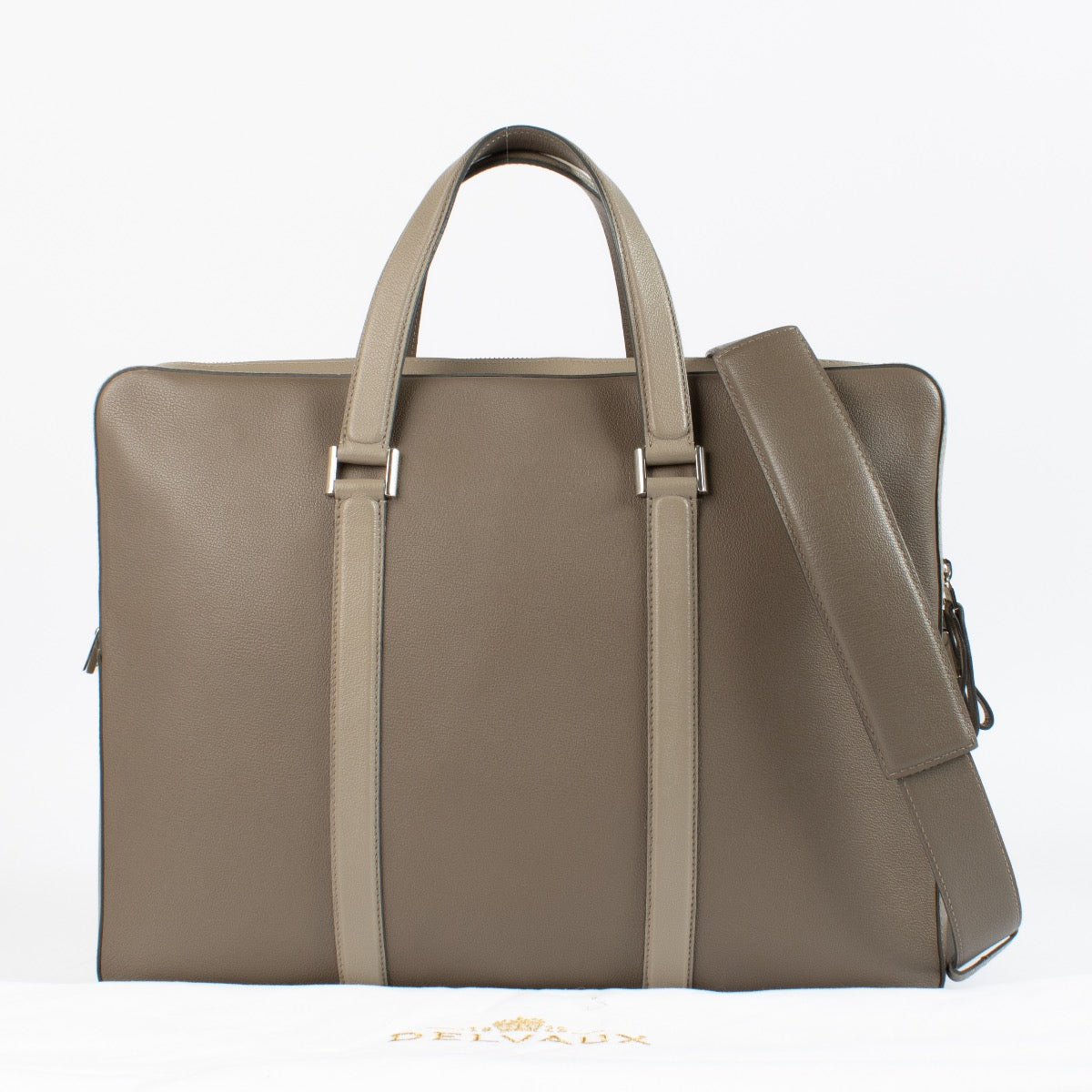 Delvaux Camaieux Tourterelle Rodeo Calf President II Aktetas