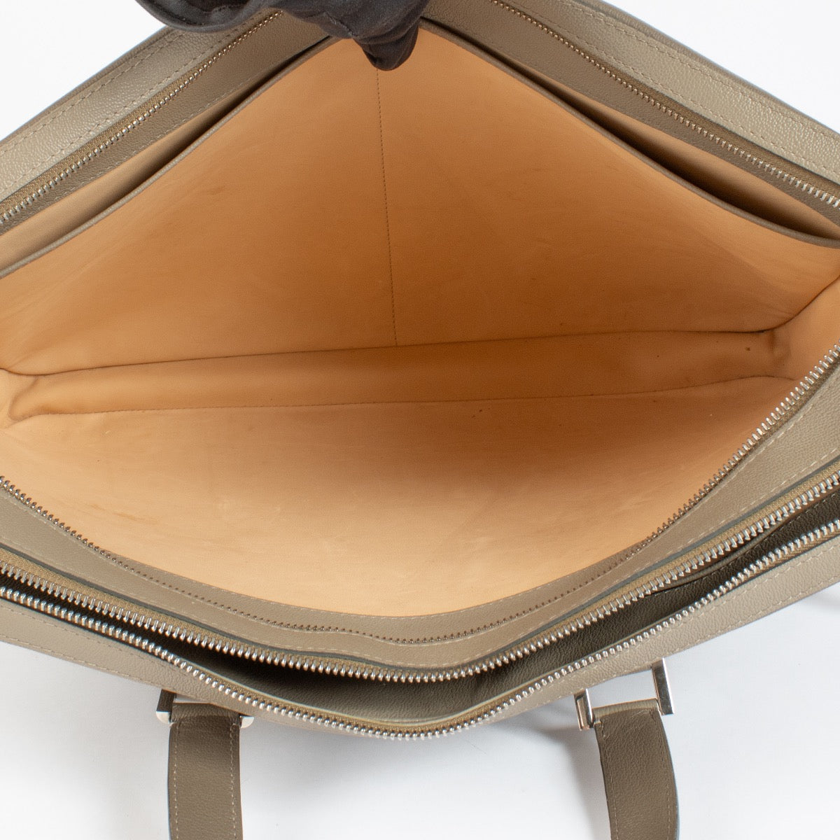 Delvaux Camaieux Tourterelle Rodeo Calf President II Aktetas