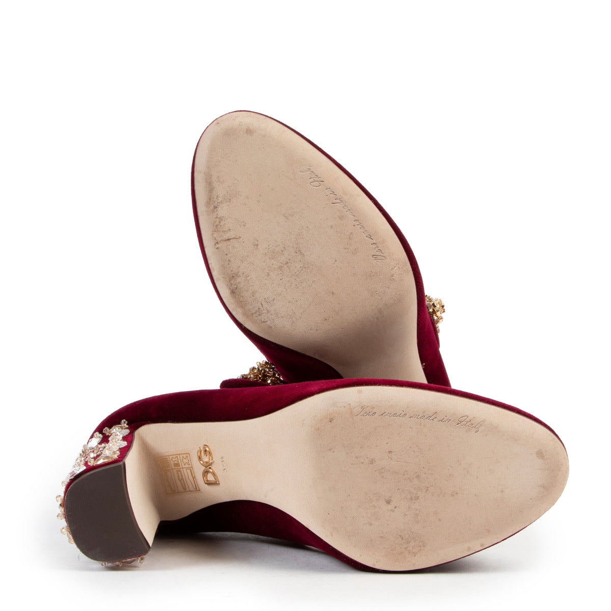 Dolce & Gabbana Velvet Pumps - size 36.5