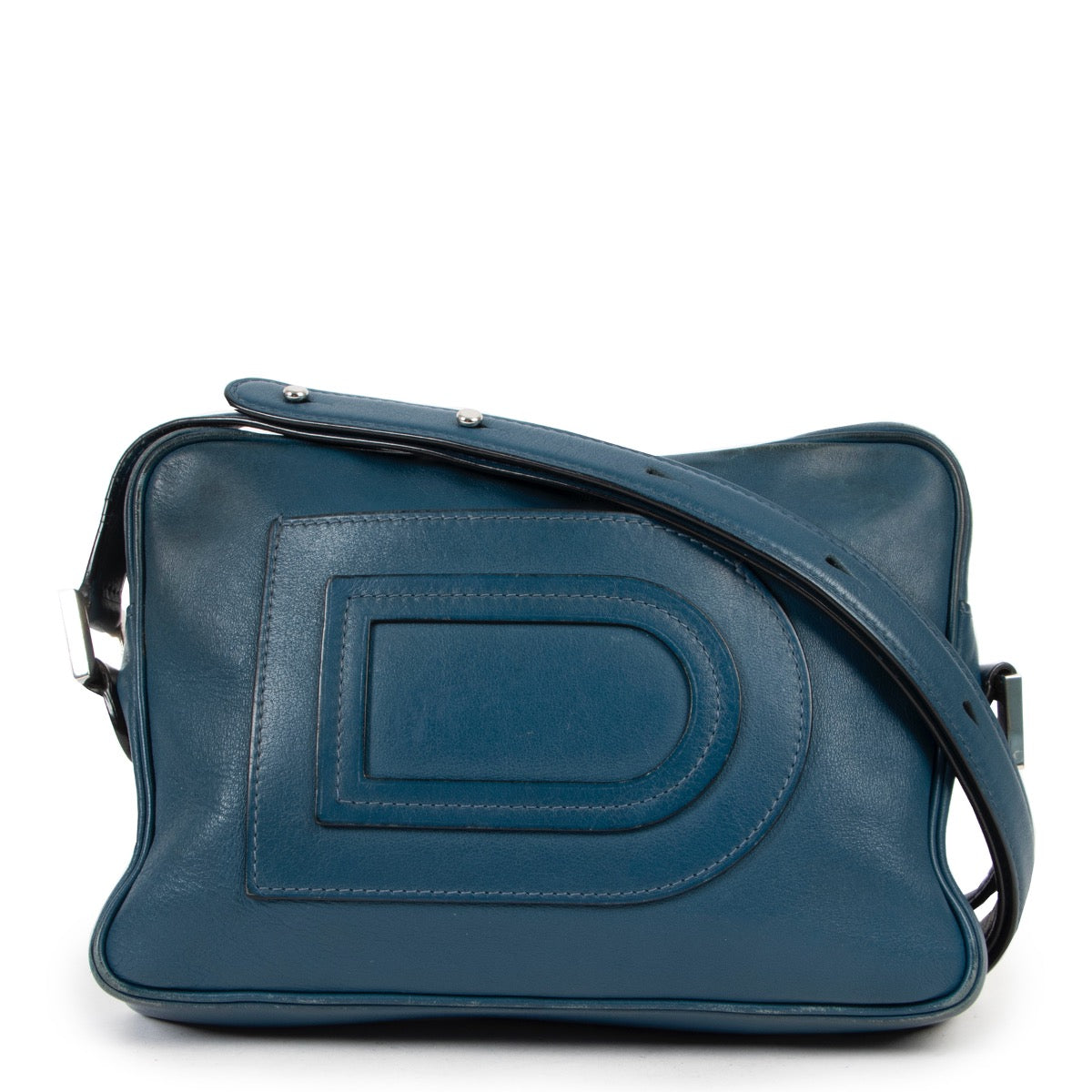 Delvaux Petrol Louise Crossbody Bag