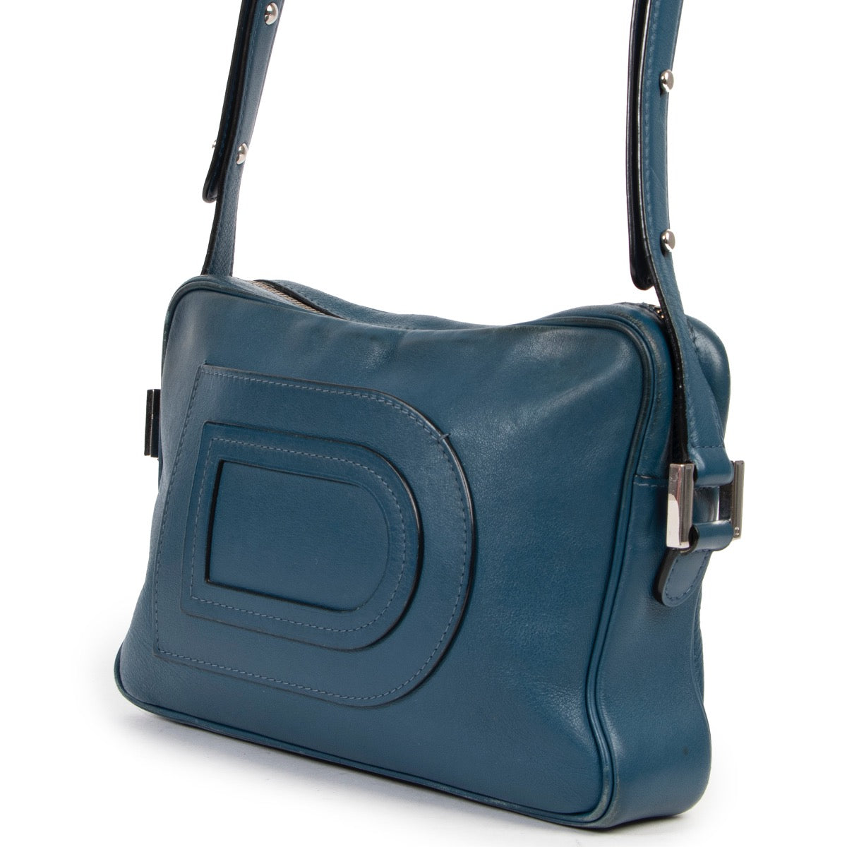 Delvaux Petrol Louise Crossbody Bag