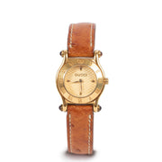 Gucci Camel Ostrich Watch