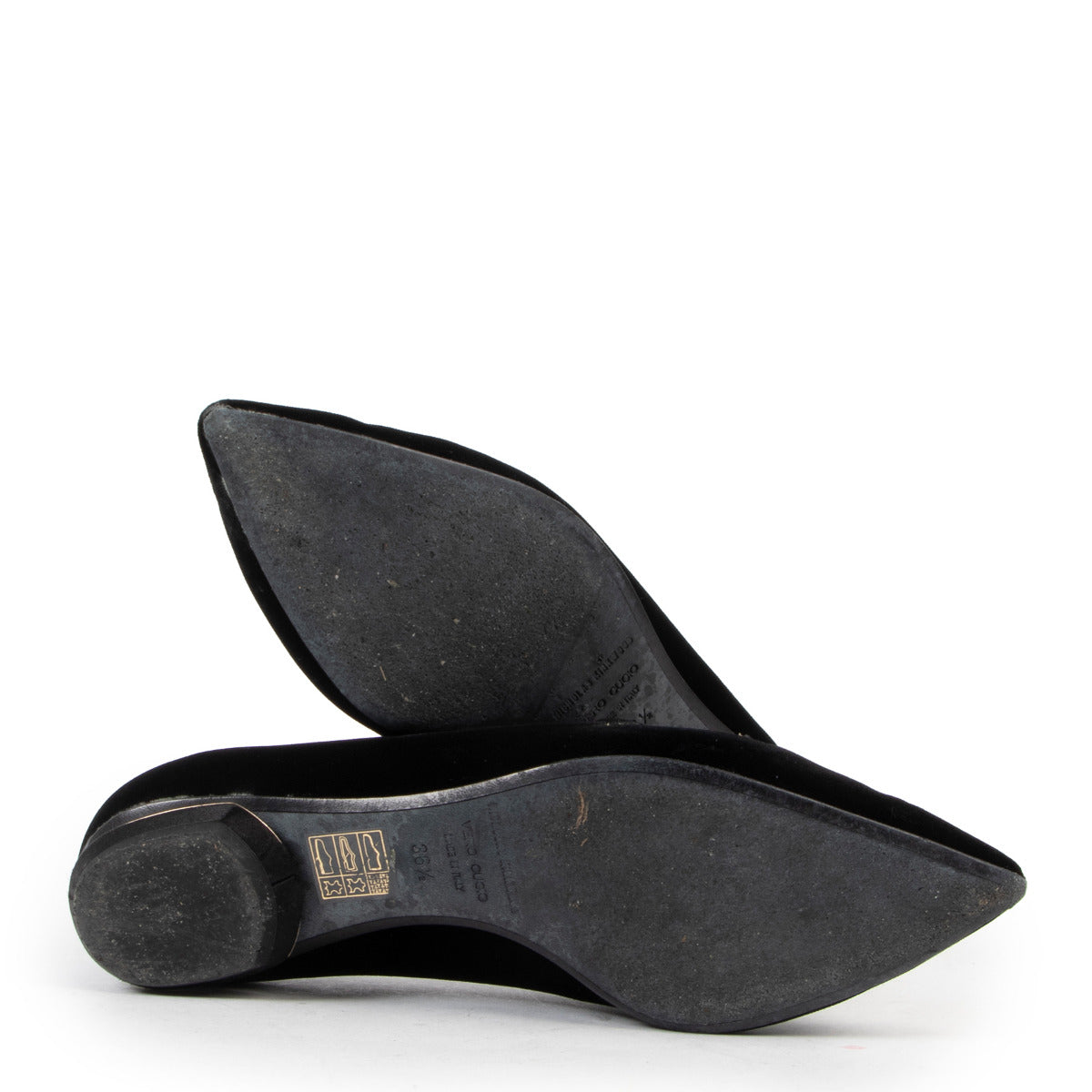 Ballerines Nicholas Kirkwood en velours noir - taille 36,5