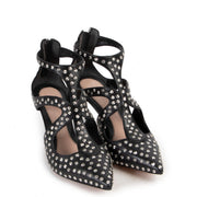 Buy these Alexander McQueen Studded Black Horn Heels - Size 37,5 at Labellov in very good condition and give them a second life. Buy, sell, love and repeat.