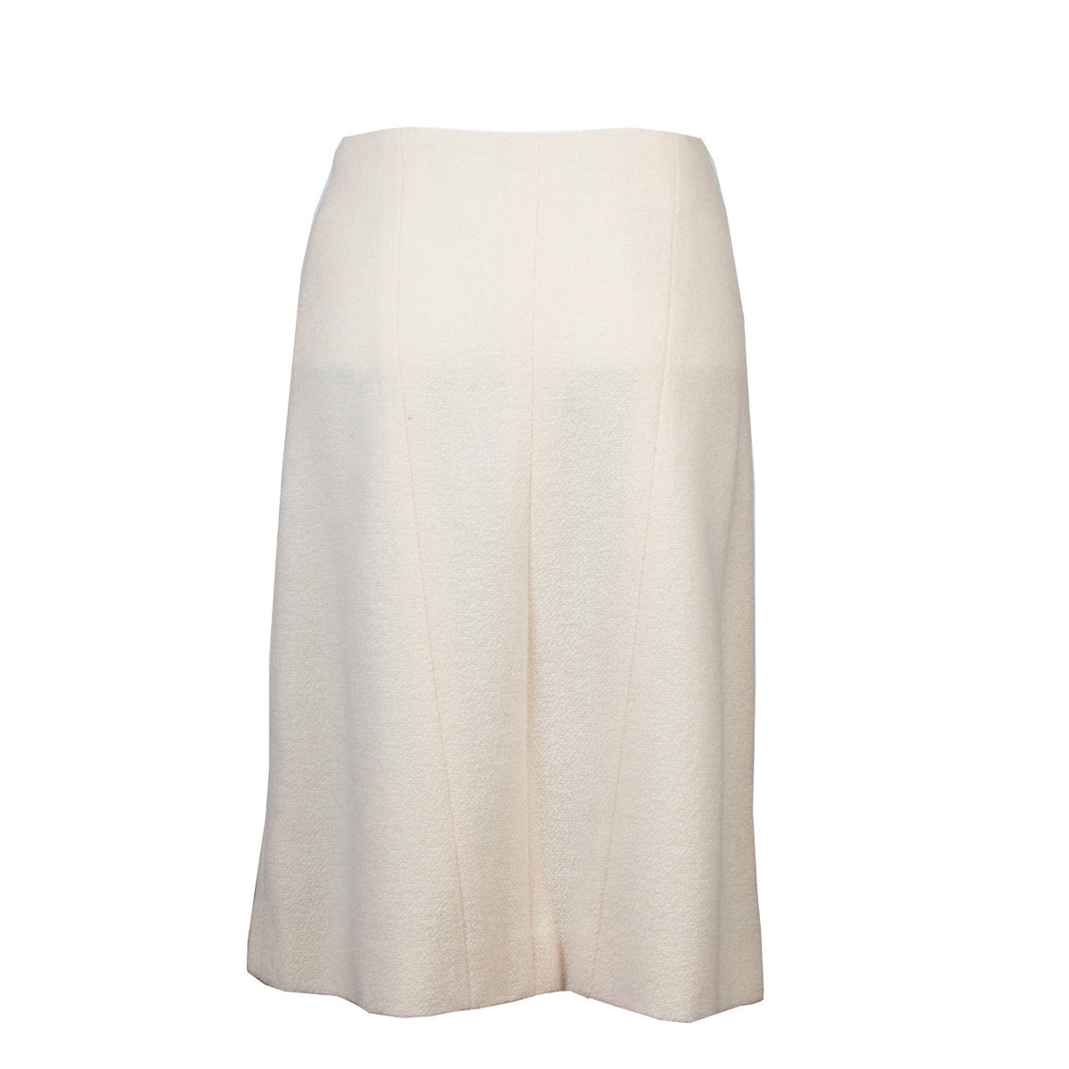 Jupe en tweed beige Chanel - taille FR38