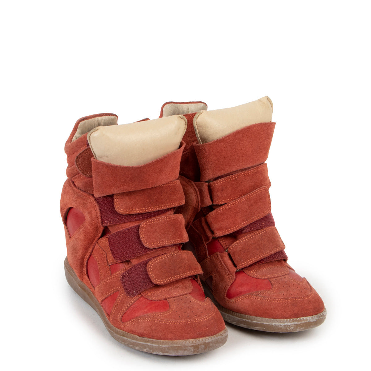 Isabel Marant Orange Beckett Sneakers - size 37