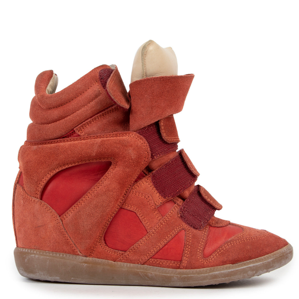 Isabel Marant Orange Beckett Sneakers - size 37