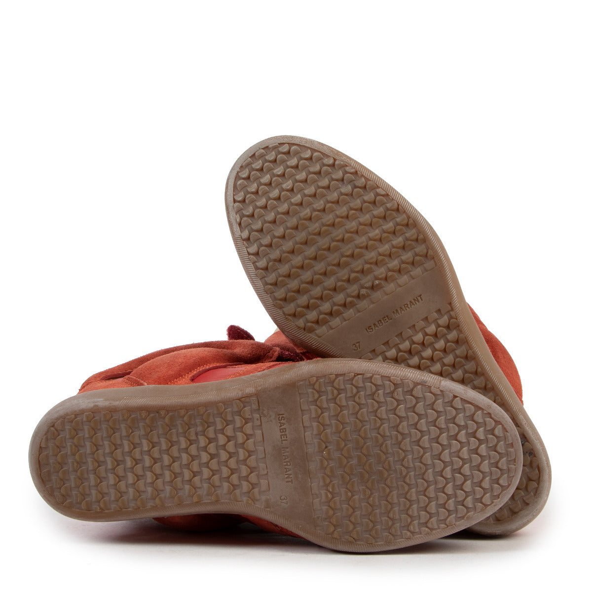 Isabel Marant Orange Beckett Sneakers - size 37