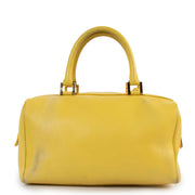 Delvaux Spring/Summer 2015 Mimosa Yellow Louise Boston Handbag