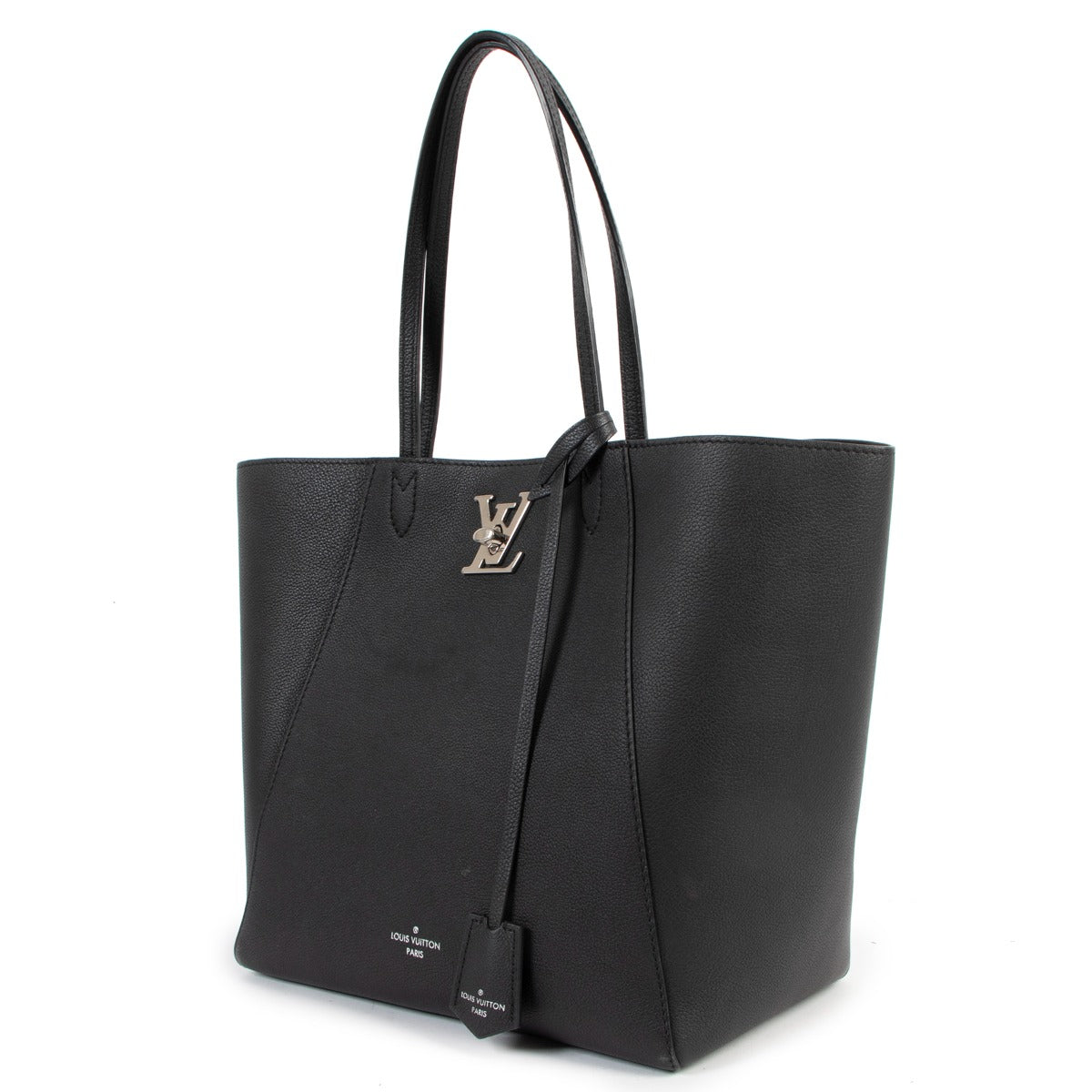 Louis Vuitton Lockme Cabas Black Tote Bag