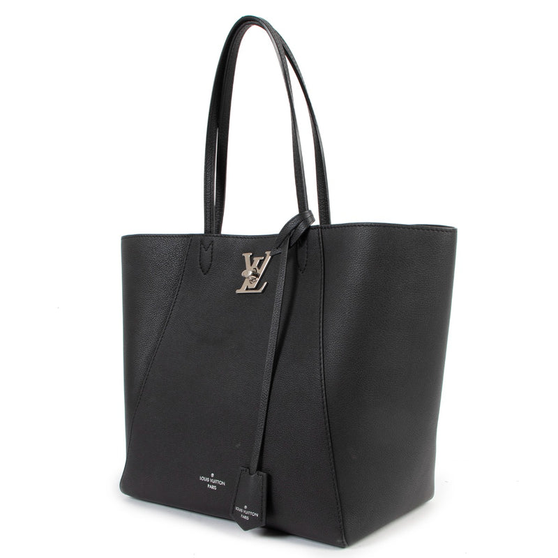 Louis Vuitton Lockme Cabas Black Tote Bag