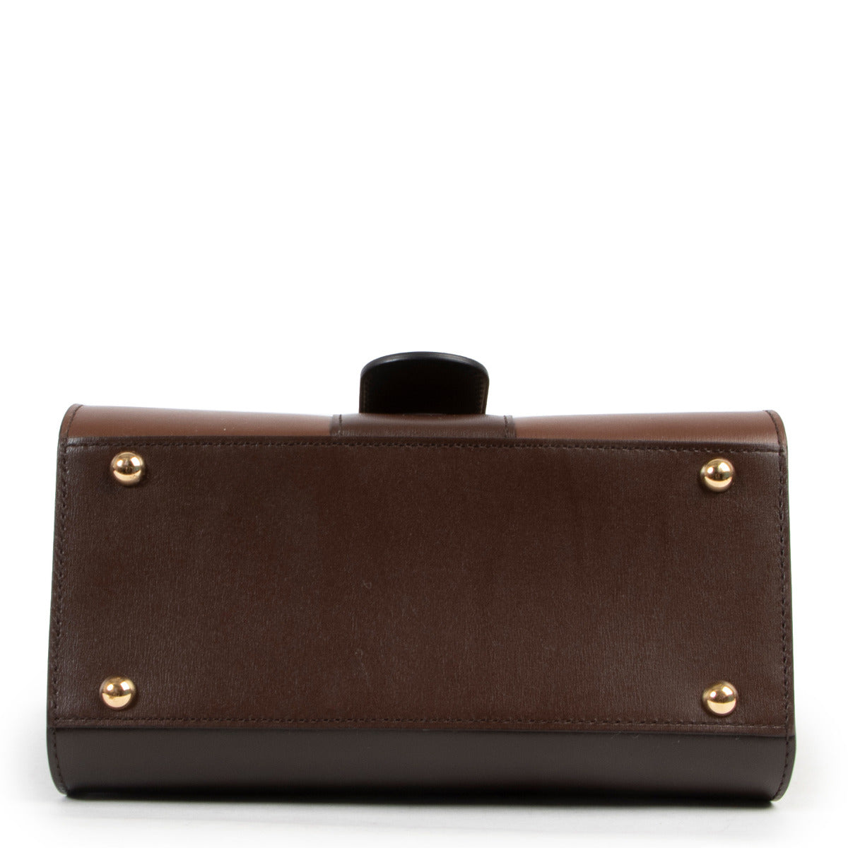 Delvaux Brillant Boxcalf Brown Ombre Mini + Strap