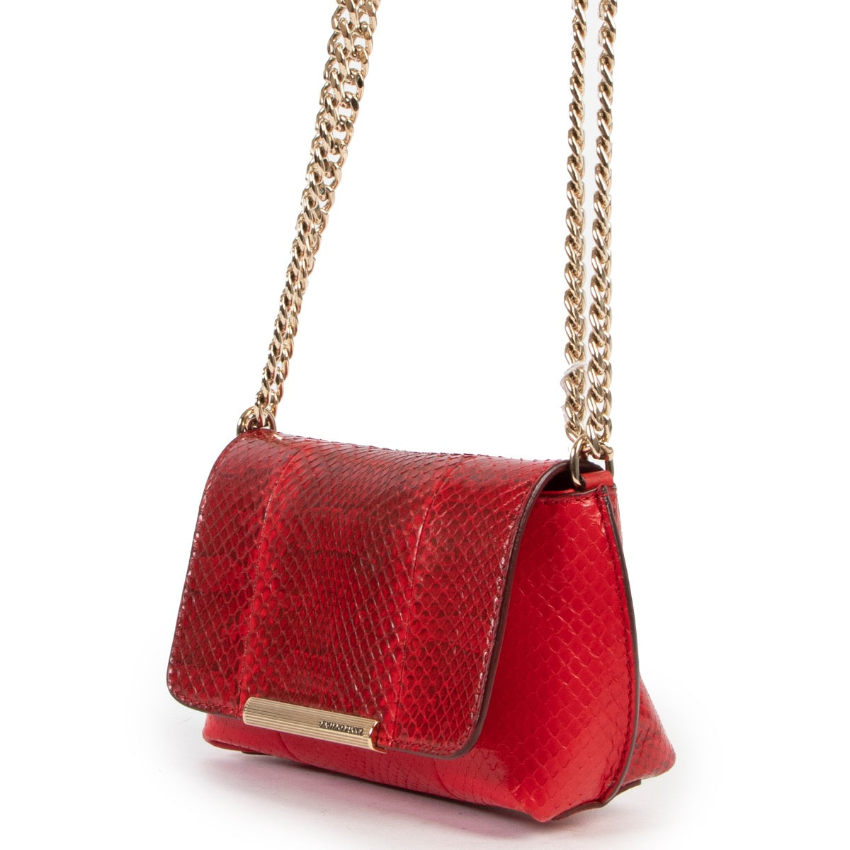 shop safe online Emilio Pucci Red Python Crossbody Bag