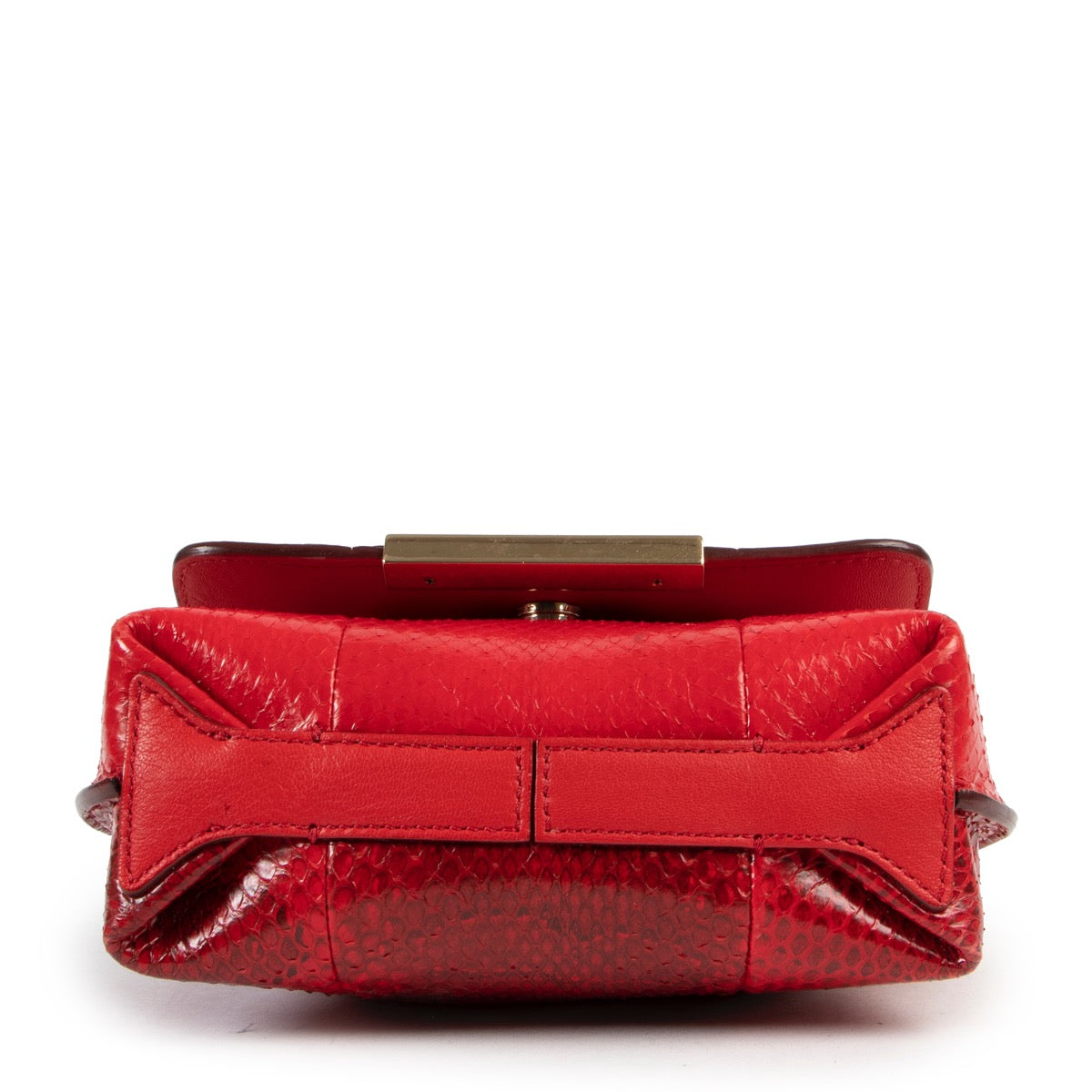 Emilio Pucci Red Python Crossbody Bag