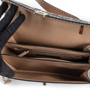 shop safe online Valentino Python Panther And Beige Calfskin Leather Tote