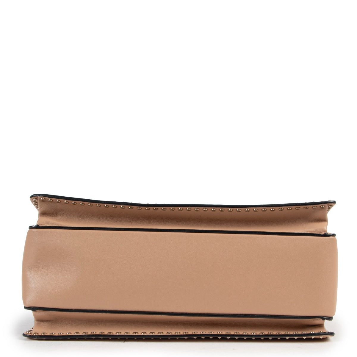 Cabas Valentino en cuir de veau beige et panthère python