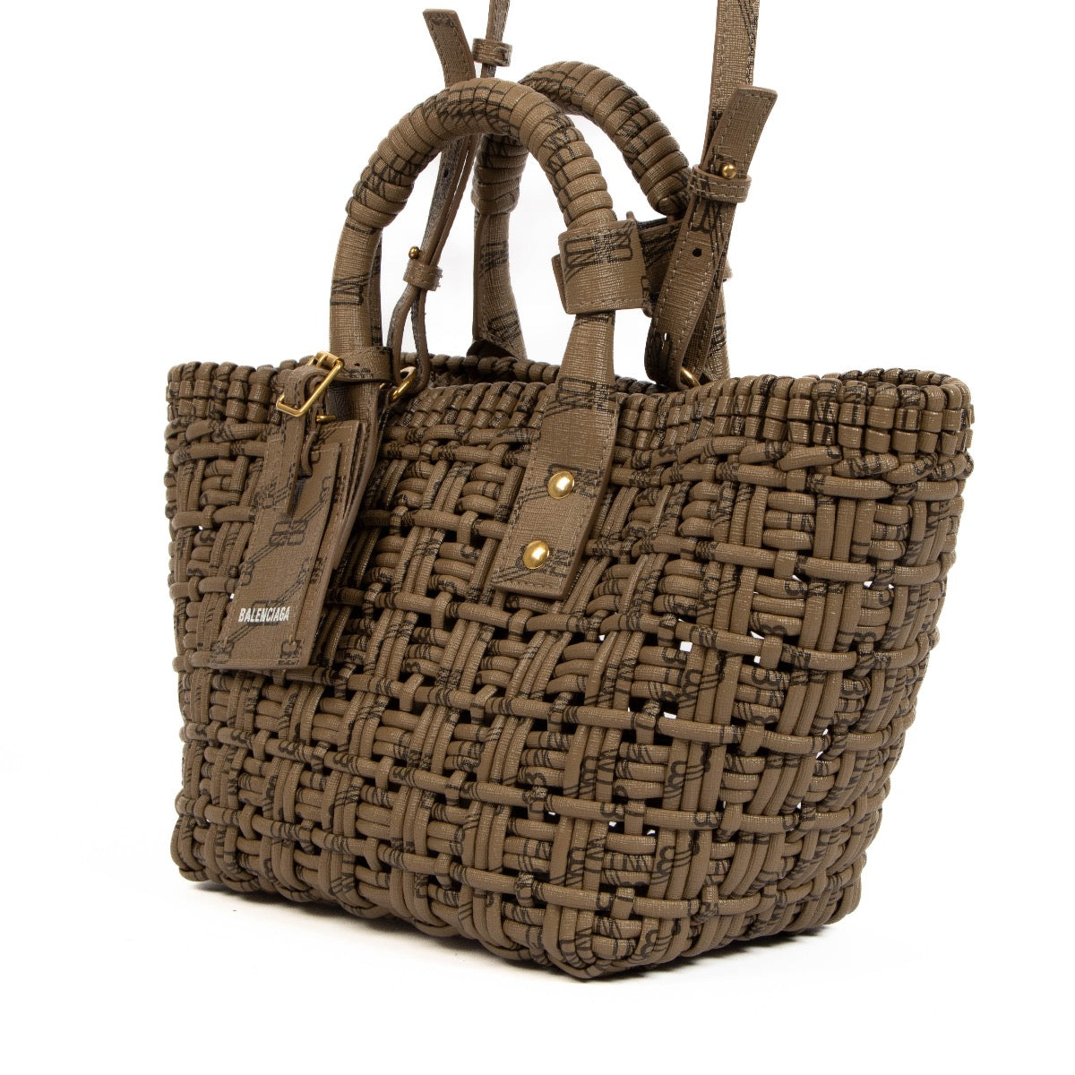 Balenciaga Taupe Bistro, Balenciaga Bistro XS Basket, Balenciaga Basket, Taupe, Designer, Fashion, Balenciaga, Balenciaga handbag, Preloved, Labellov, Antwerp