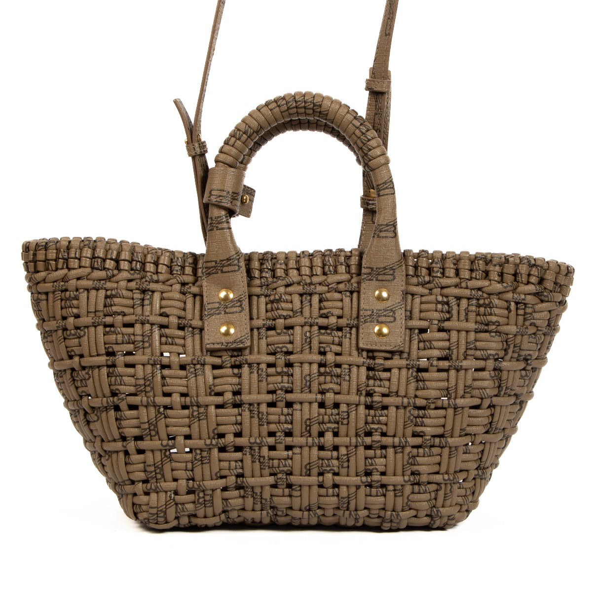 Balenciaga Taupe Bistro, Balenciaga Bistro XS Basket, Balenciaga Basket, Taupe, Designer, Fashion, Balenciaga, Balenciaga handbag, Preloved, Labellov, Antwerp
