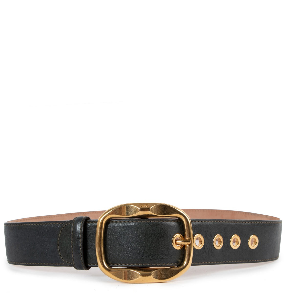 D&G Petrol Blue Leather Belt