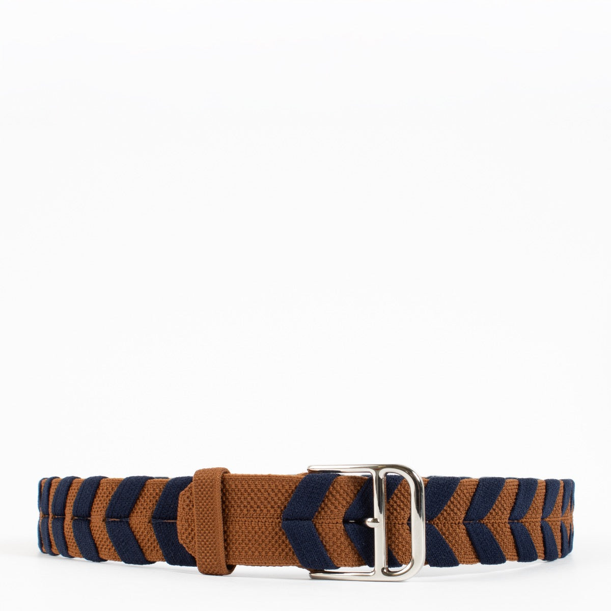 Shop safe online at Labellov in Antwerp, Brussels and Knokke this 100% authentic second hand Hermès Gold/Indigo Romain Bredissage 35 Belt