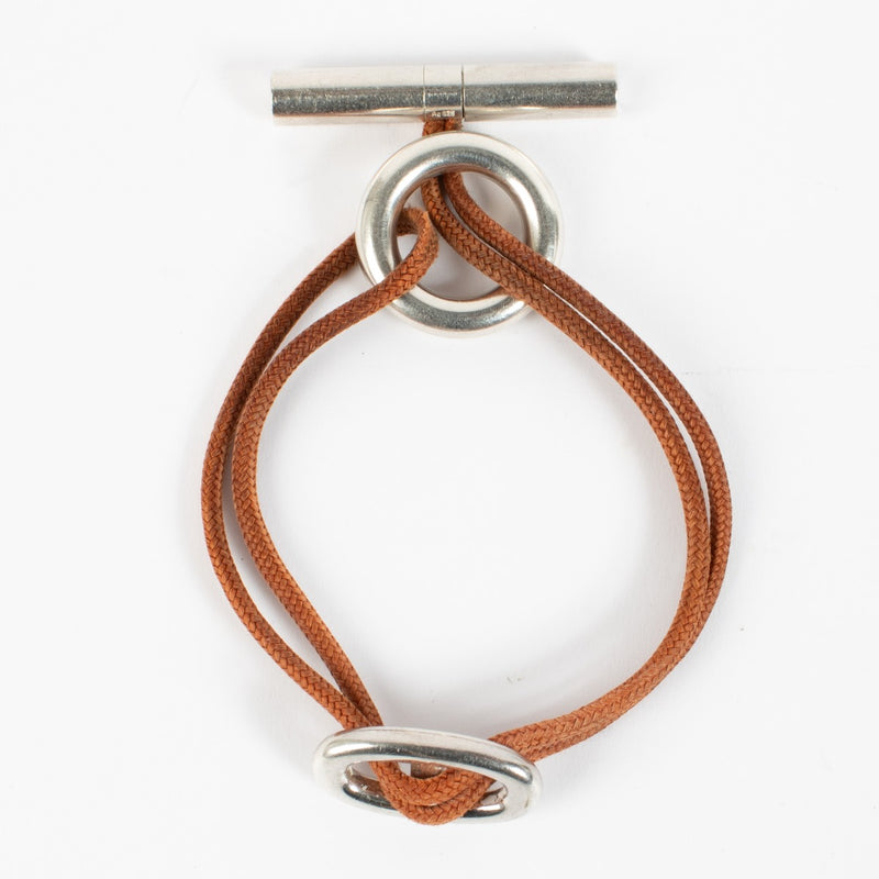 Hermès Sterling Silver Skipper Bracelet