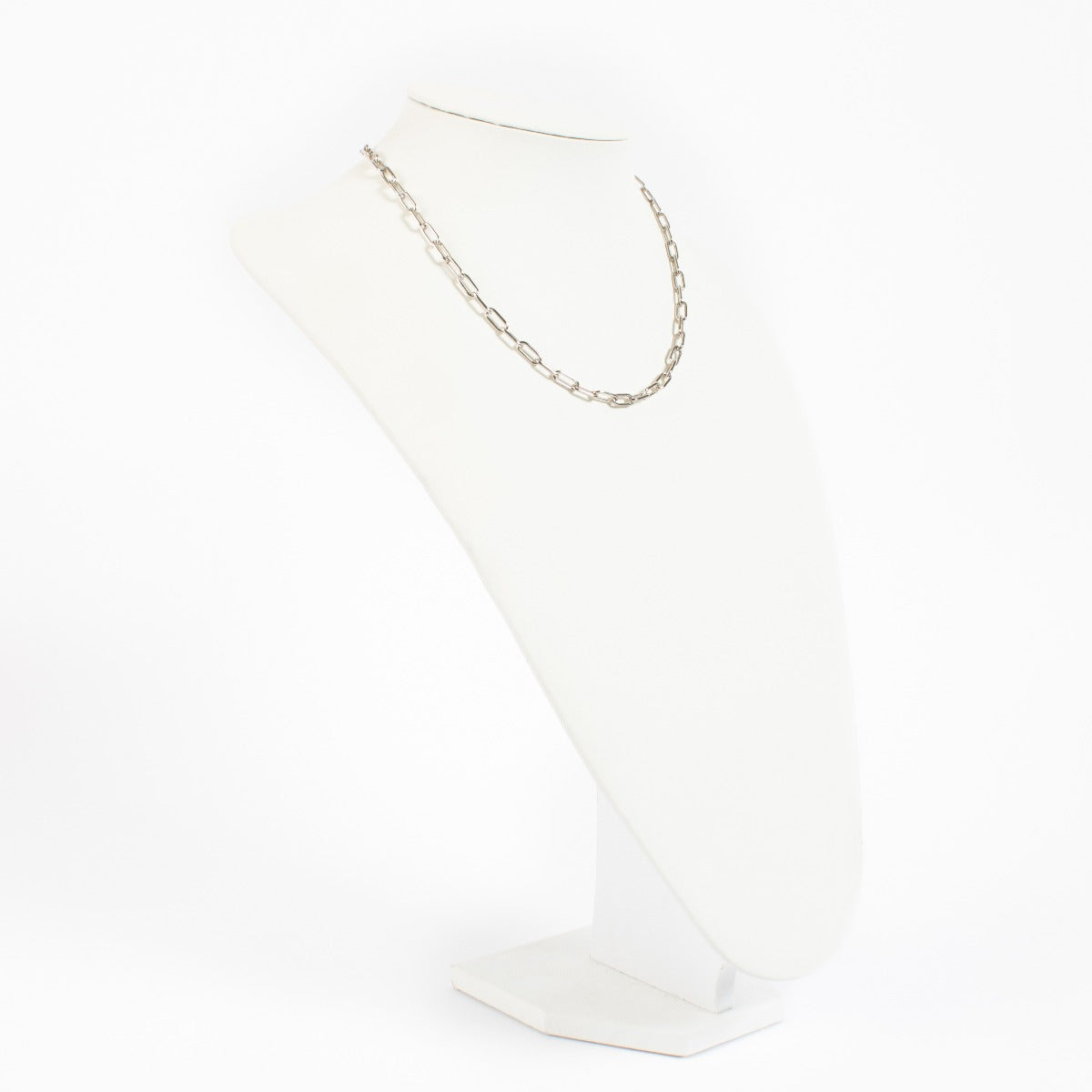 Collier chaîne Hermès en argent sterling avec fermoir toggle