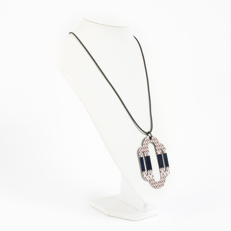 Hermès Lacquered Hoorn Attelage Hangerketting
