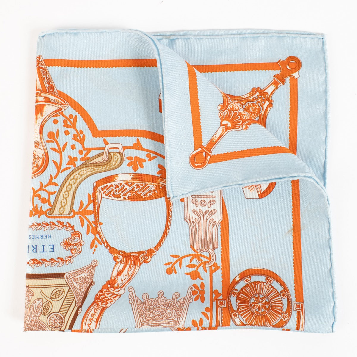 Hermès Etriers Silk 45 Scarf