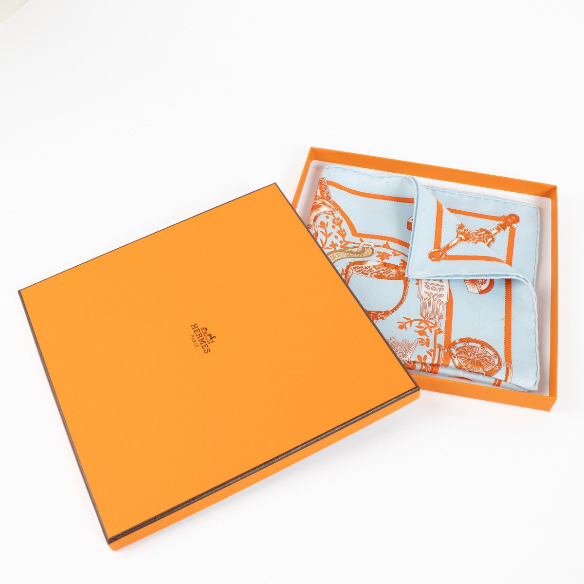 Hermès Etriers Silk 45 Scarf