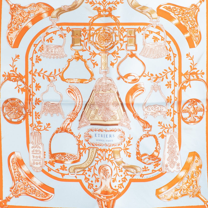 Hermès Etriers Silk 45 Scarf