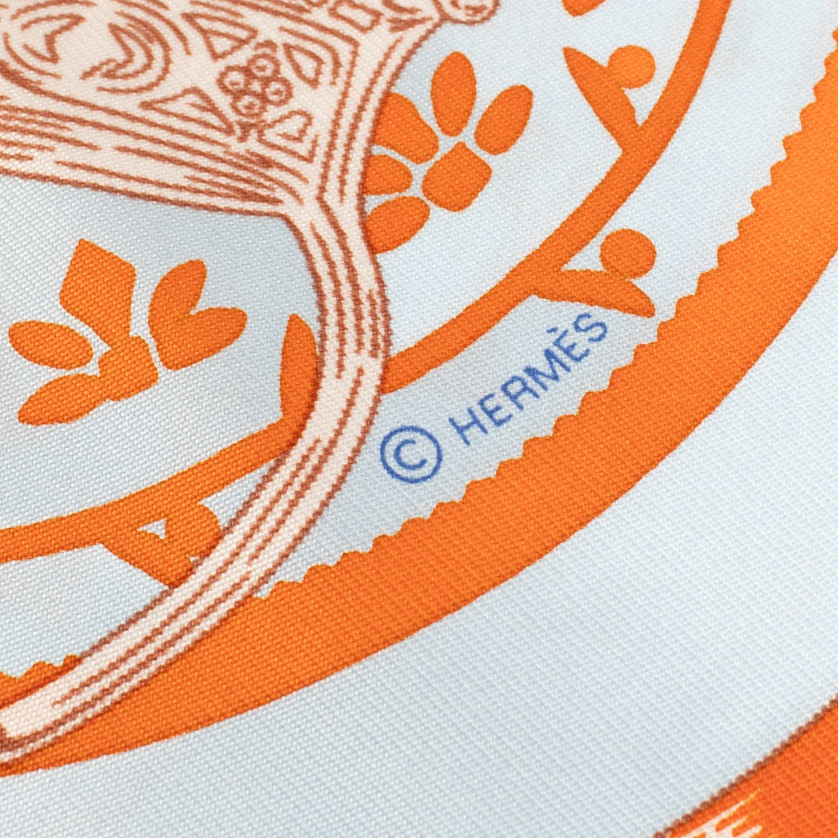 Hermès Etriers Silk 45 Scarf