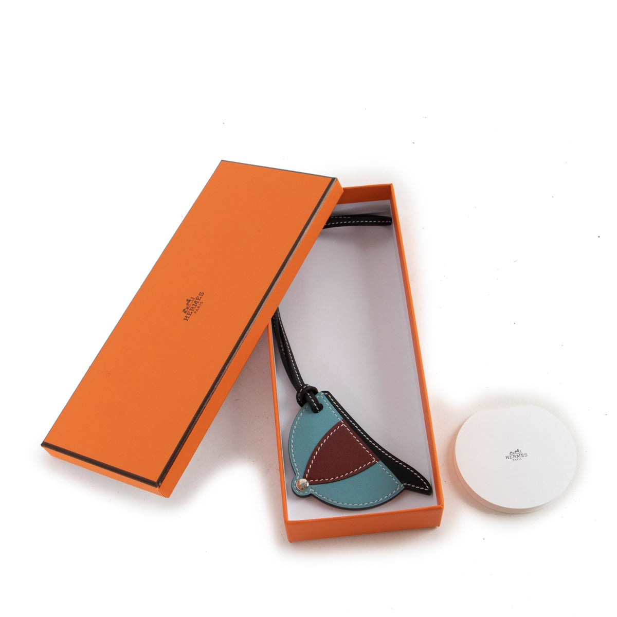 Hermès Tricolor Paddock Bombe Bag Charm