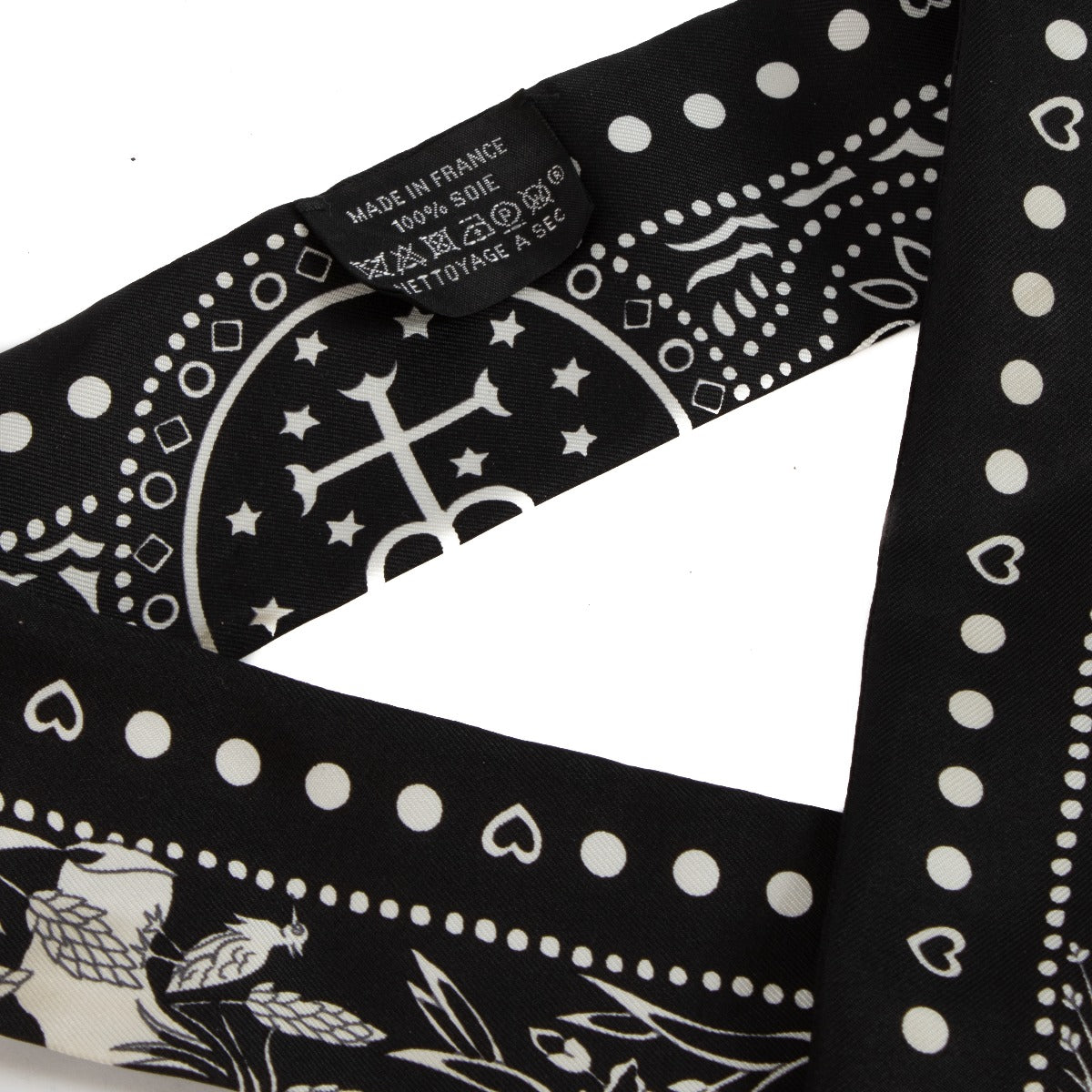 Hermès Black Entre Ciel Et Mer Twilly