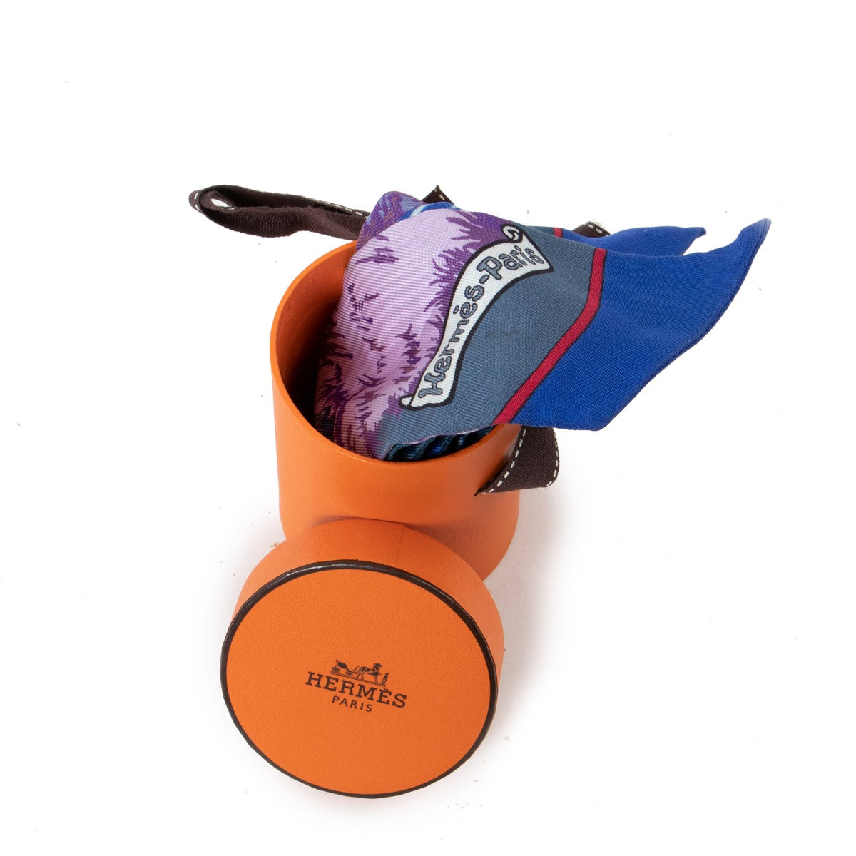 Hermès Les Zebres Print Silk Twilly