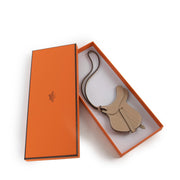 Hermès Beige Paddock Selle Bag Charm