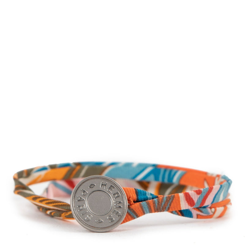 Hermès Petit H Twilly Silk Bracelet