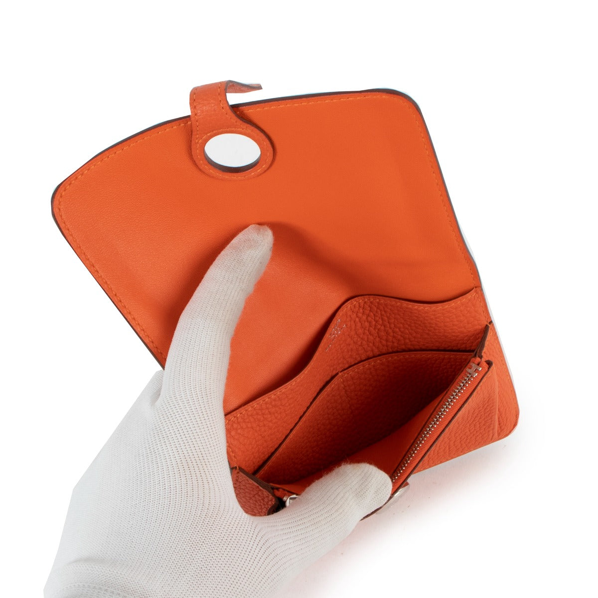 Hermès Capucine Togo Dogon Compact Wallet
