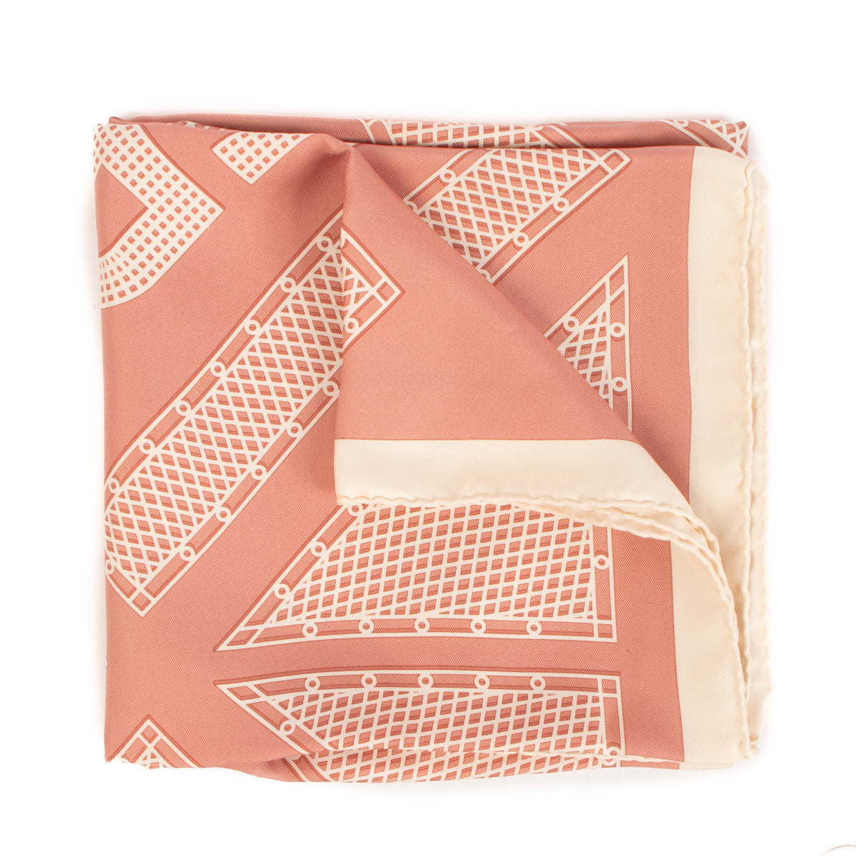 Foulard en Soie Hermès Rose Sellier