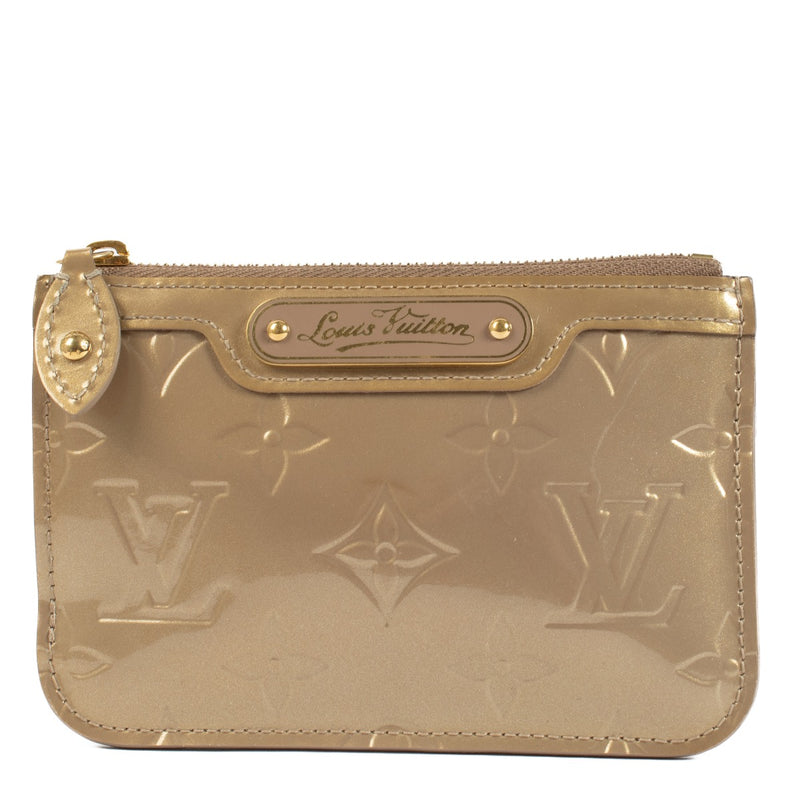 Authentic second hand Louis Vuitton Gold Vernis Key Pouch Wallet on Labellov.com