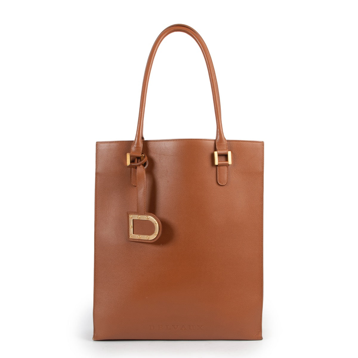 Shop safe online at Labellov in Antwerp this 100% authentic second hand Delvaux Cognac Le Jeff Shoulder Bag
